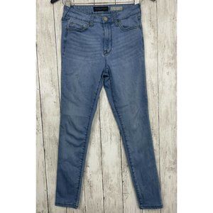 Aeropostale Womens High Waisted Light Blue Jeggings Jeans Size 2 Short Stretch